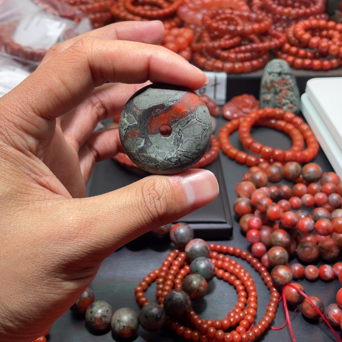 南红玛瑙手链未镶嵌毛*子