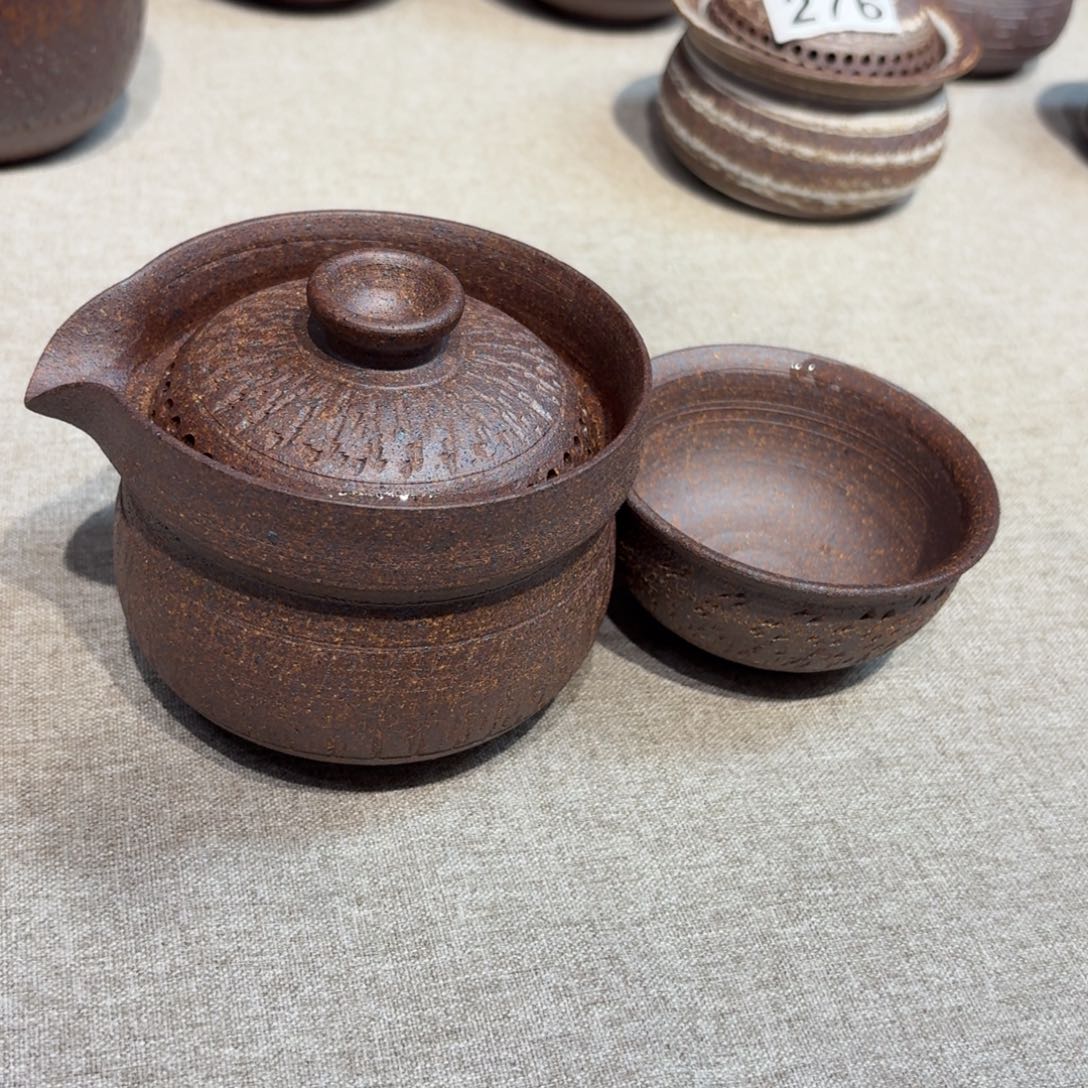 粗瓷茶具素胎无釉