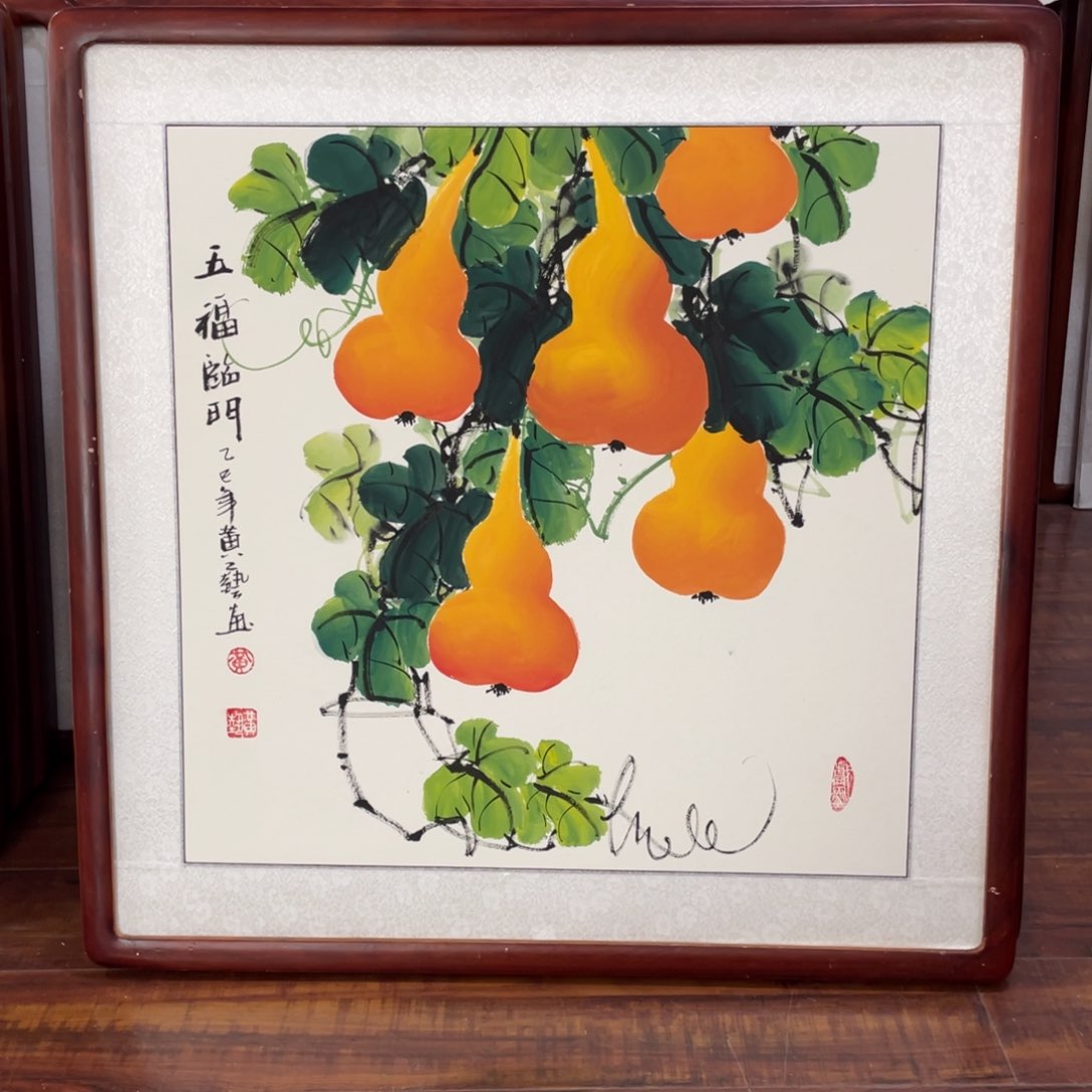 国画带框尺寸63*63厘米