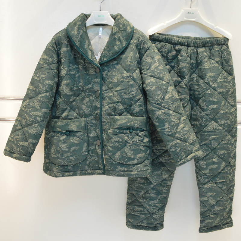 妮可雅品牌睡衣女士秋冬家居服21692