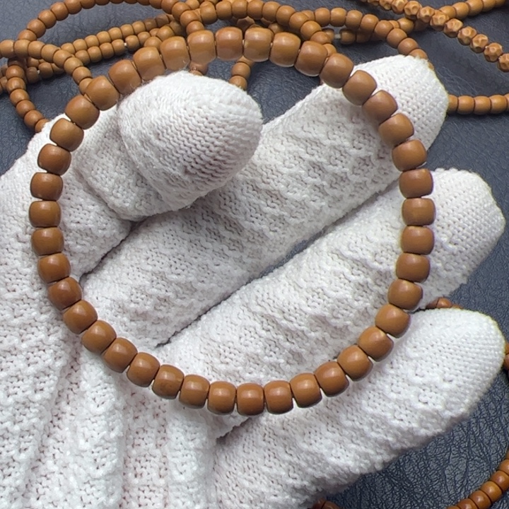 橄榄核手串老挝核尖单圈5.5mm露白