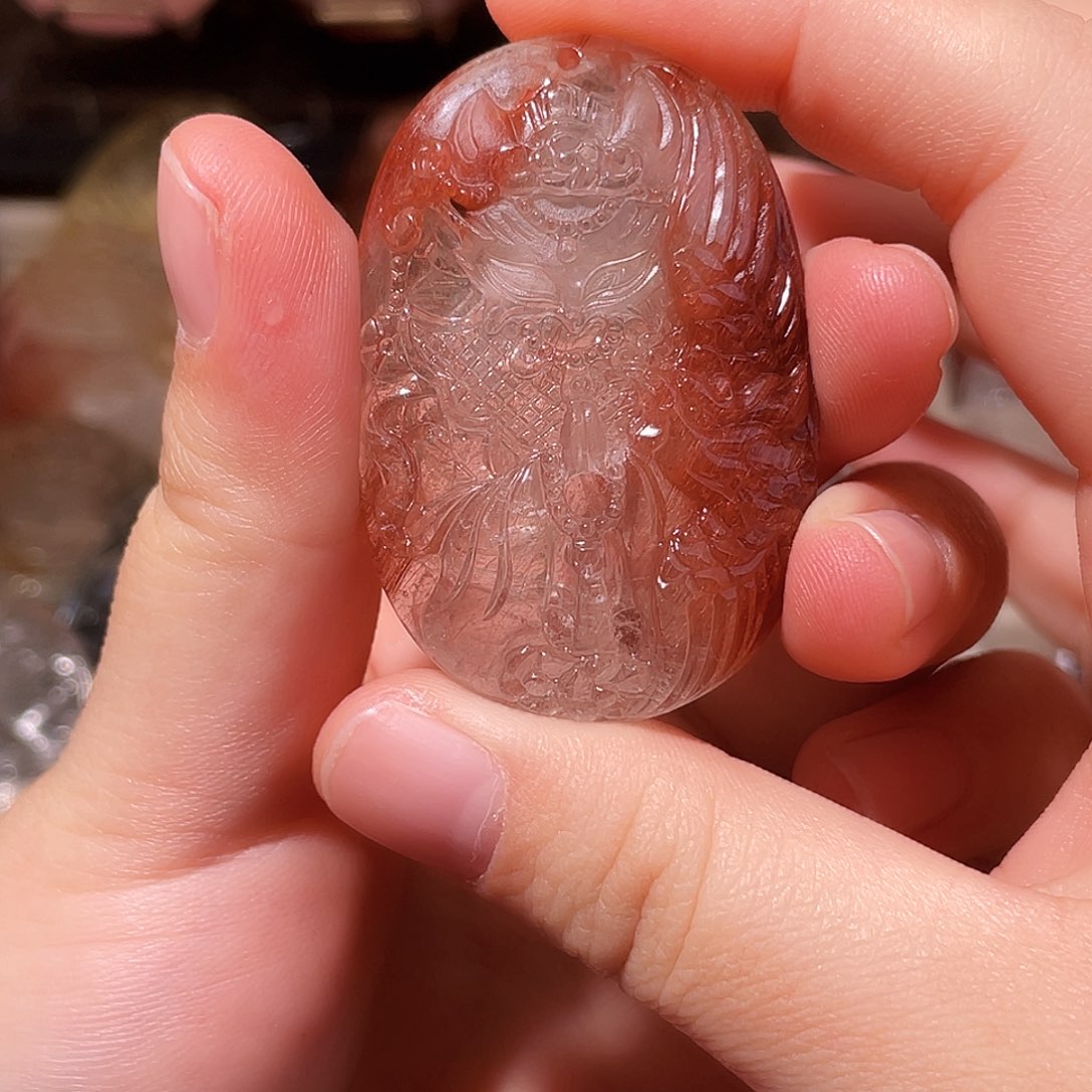 颈饰未镶嵌水晶红发