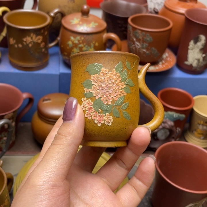 紫砂茶杯紫砂主人杯