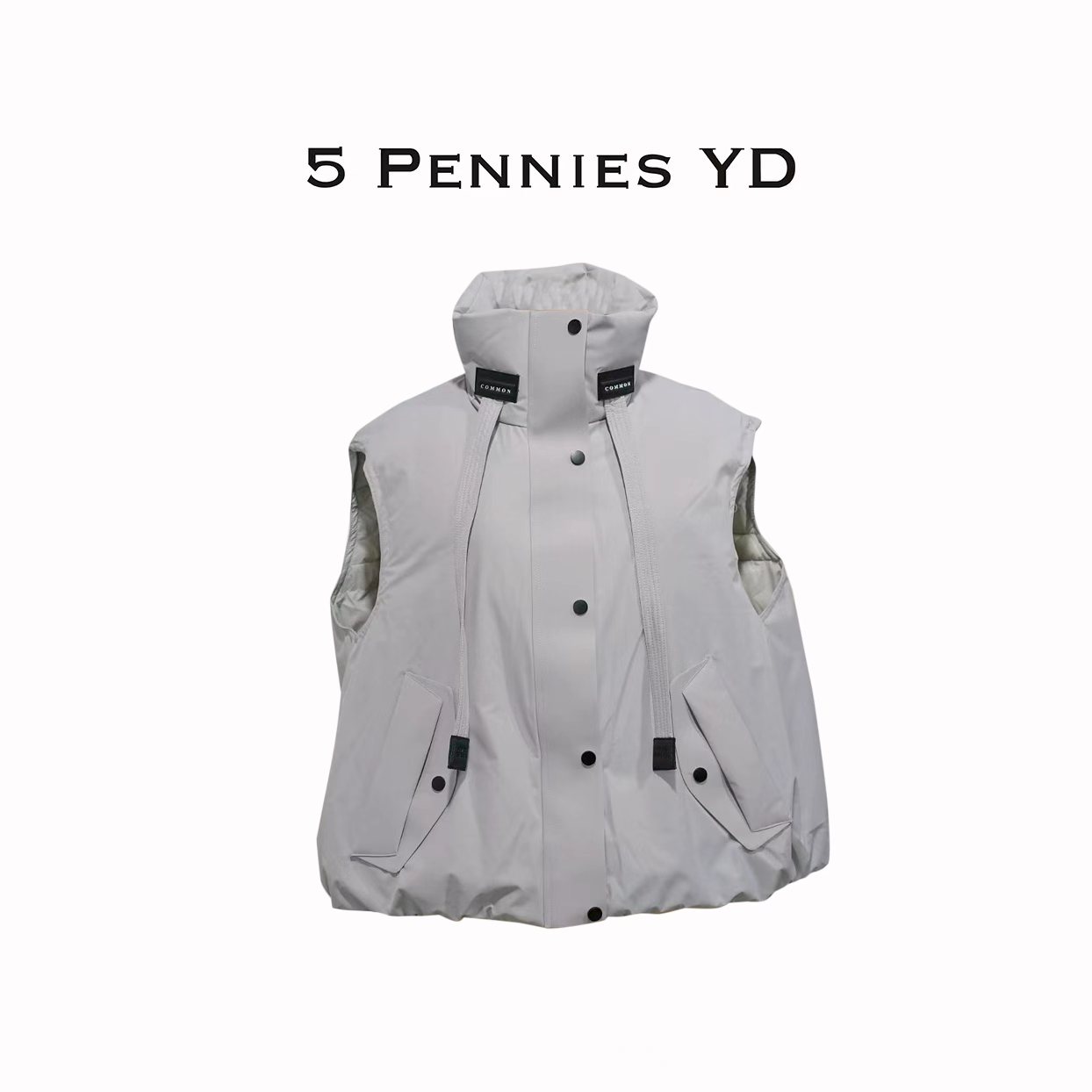 5 PENNIES YD设计师款秋冬季百搭休闲90白鸭绒羽绒马甲52511111
