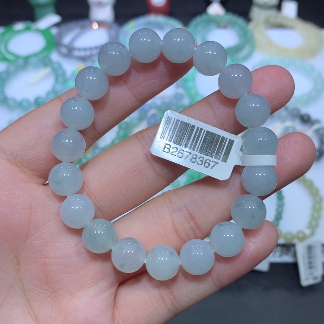 翡翠未镶嵌手串天然