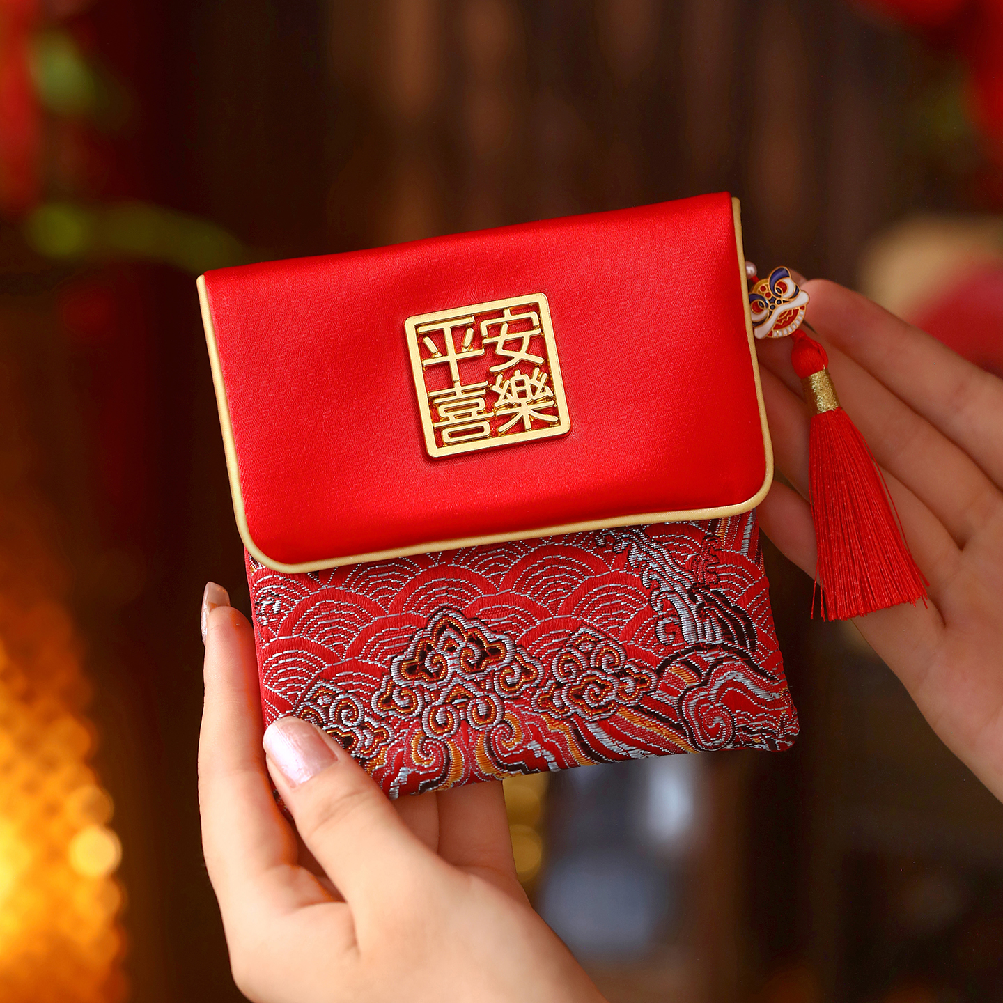 红包2026新款马年新年创意个性高档通用款布艺万元过年儿童压岁钱