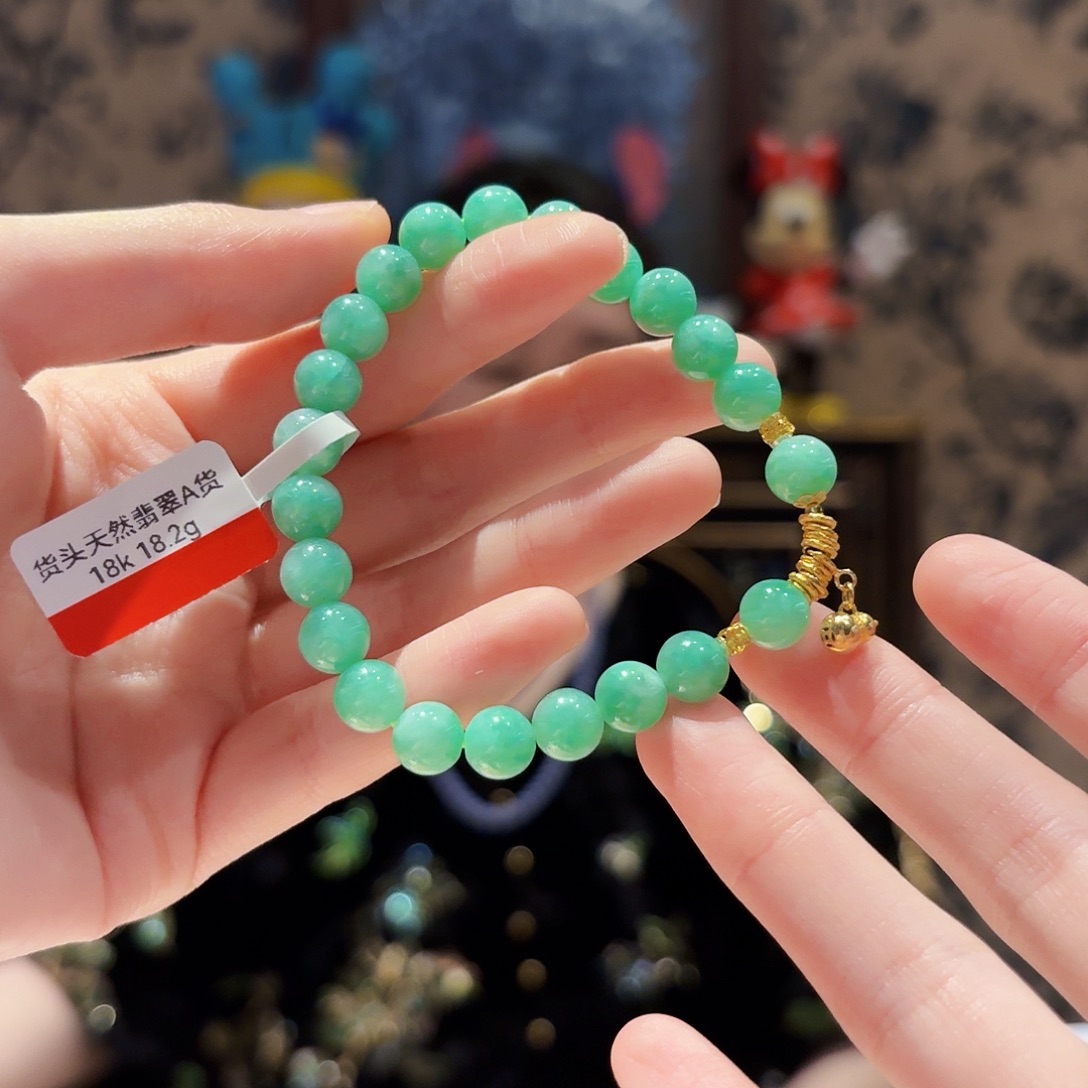 翡翠未镶嵌手链手串