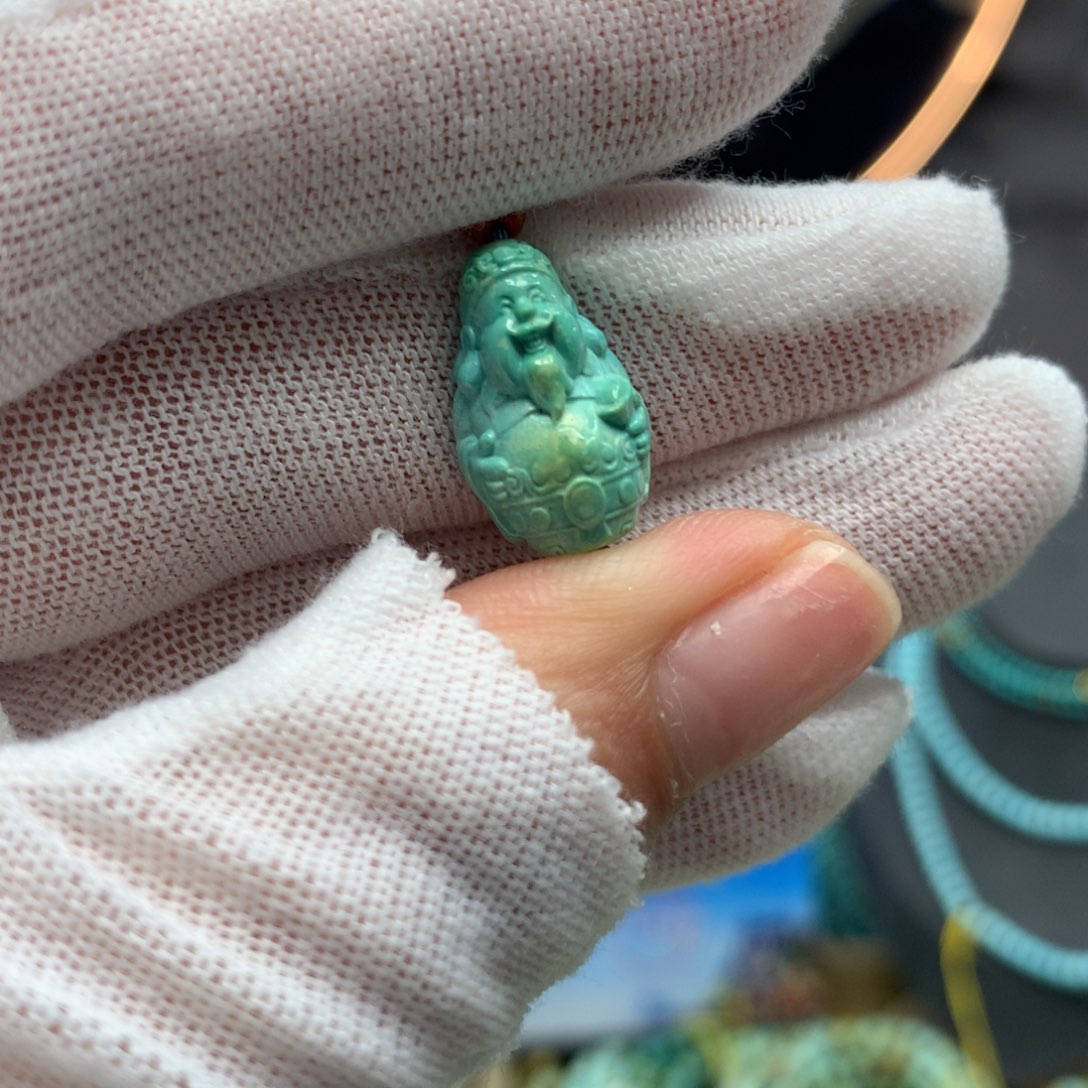 绿松石挂件未镶嵌