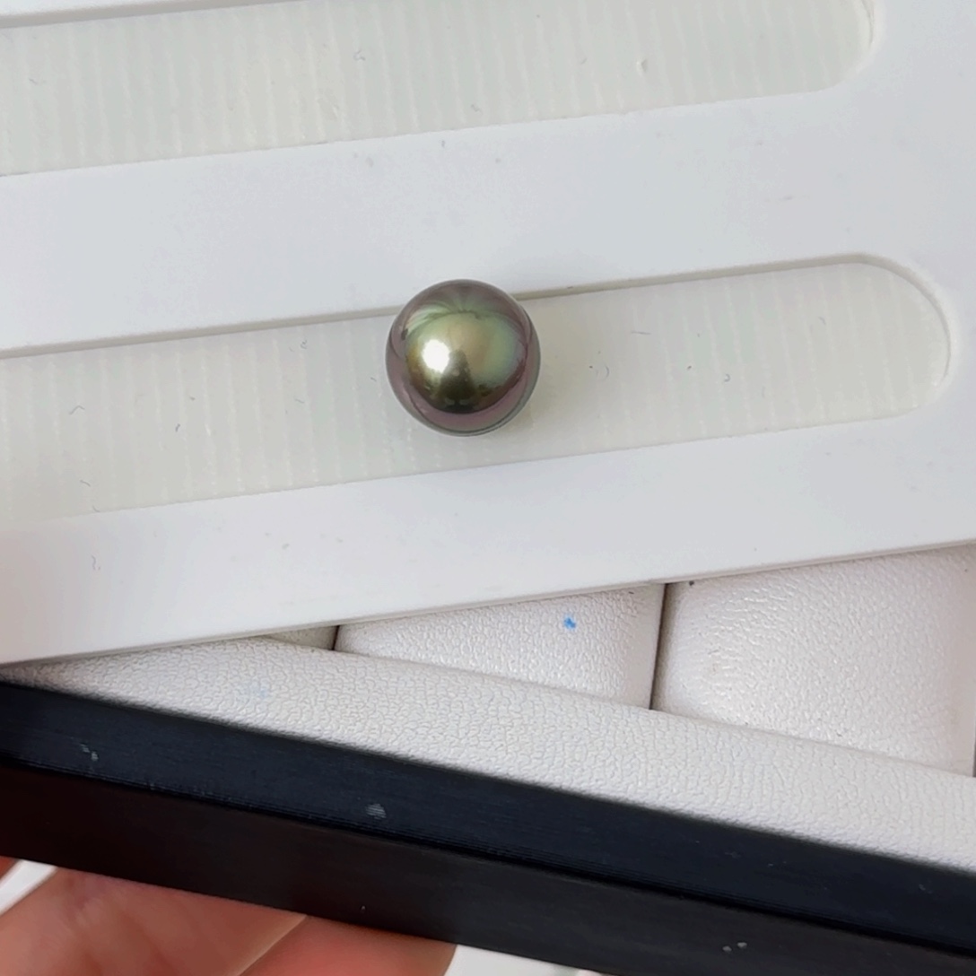 海水珍珠裸珠未镶嵌大溪地裸珠10-11mm可定制爱