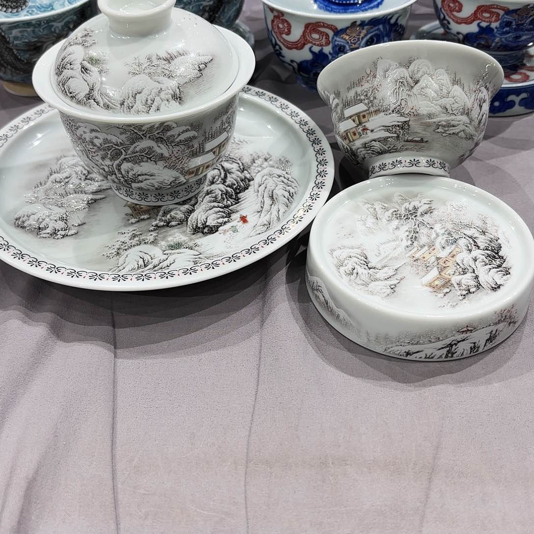 瓷片景德镇瓷器展和