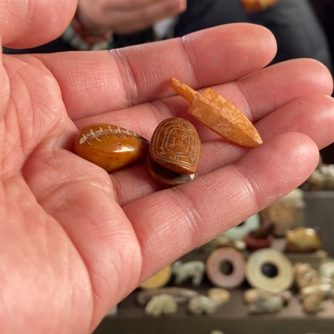 和田玉挂件未镶嵌雨****屋