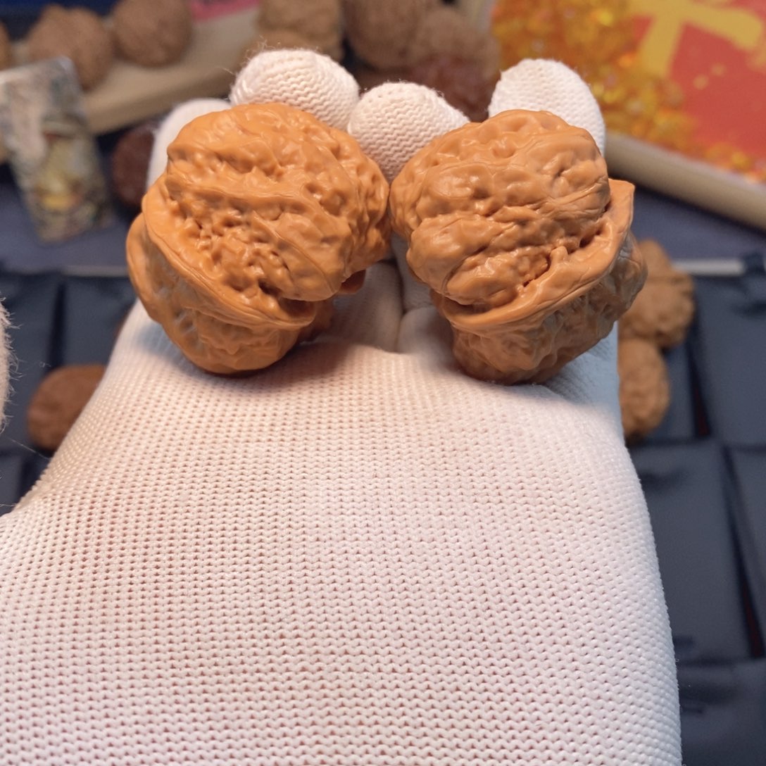 把件文玩核桃39尺怀柔蛤蟆头H394