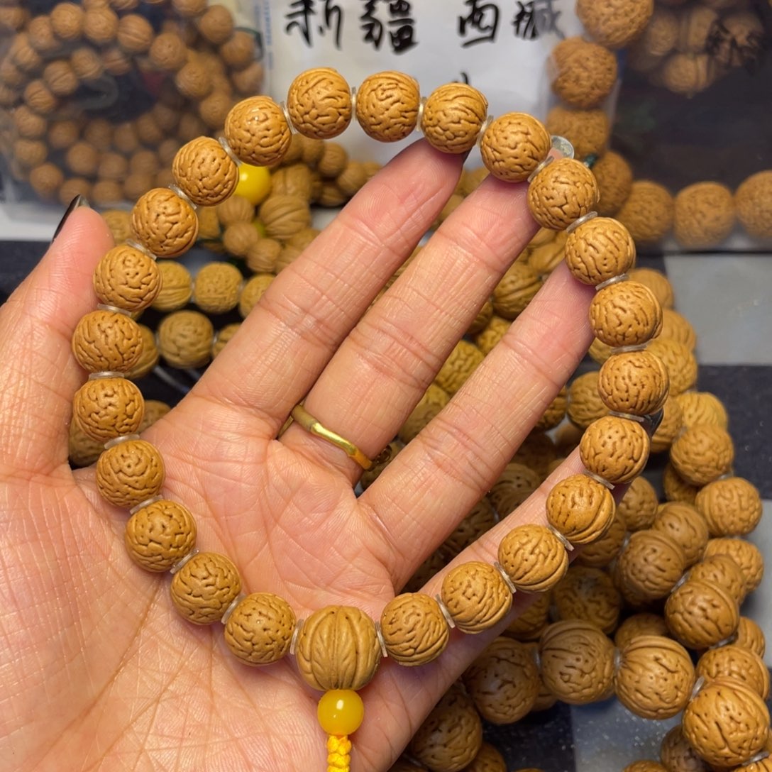 手串桃核老***.12野生核手持