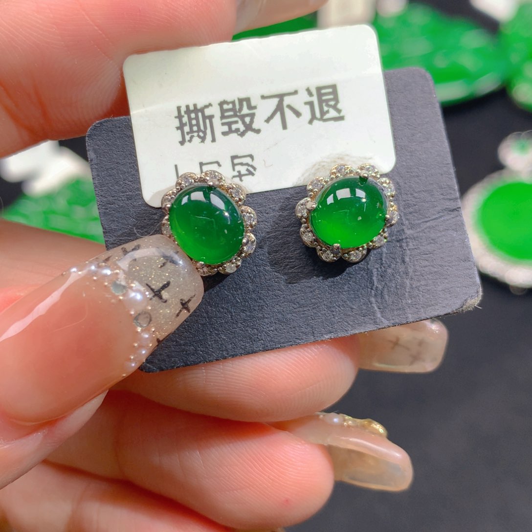 翡翠颈饰银S925镶嵌11111111