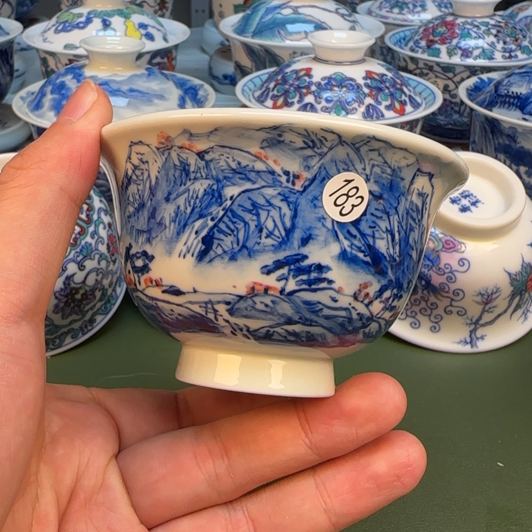 彦祖纯手工手绘茶具183