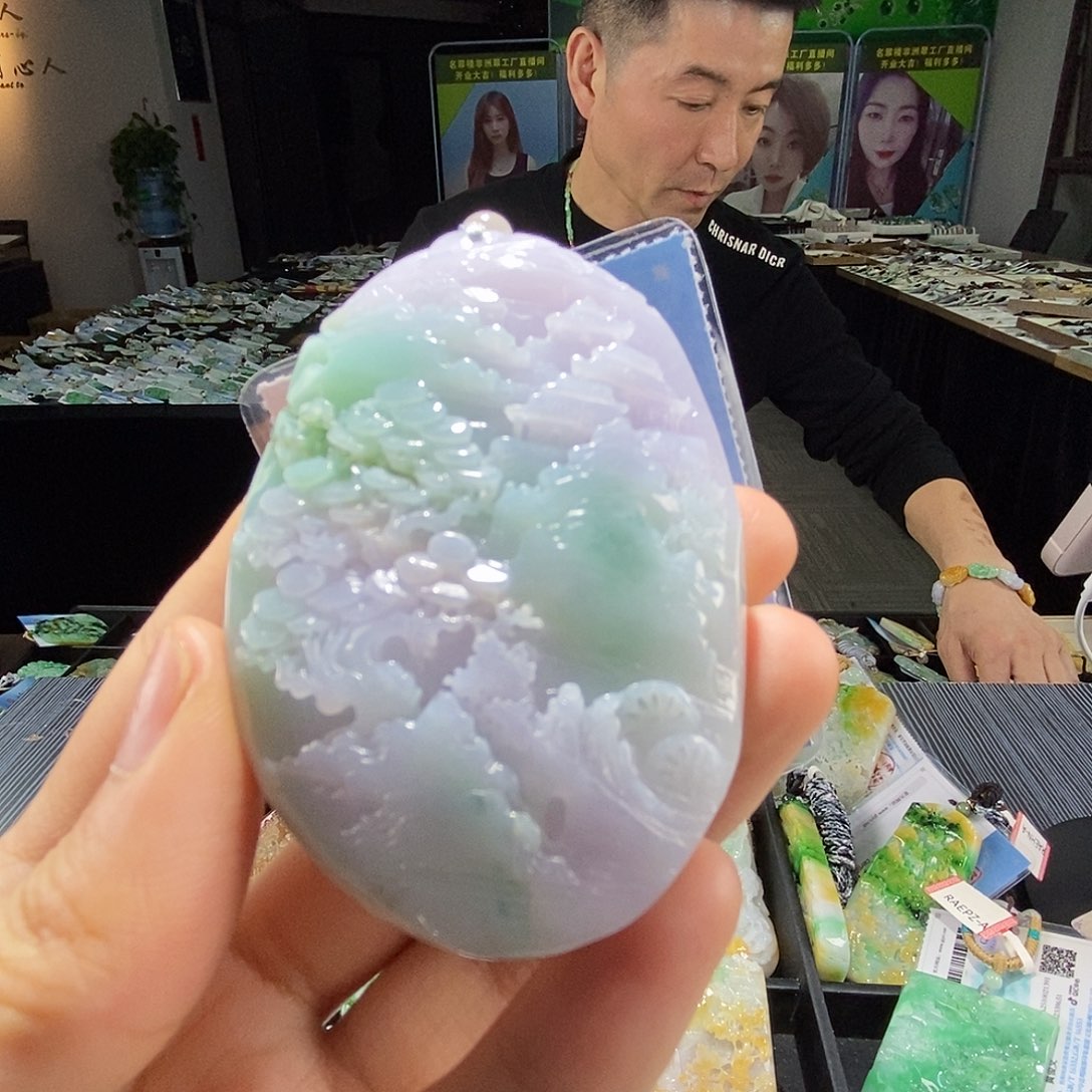 颈饰未镶嵌翡翠翡翠