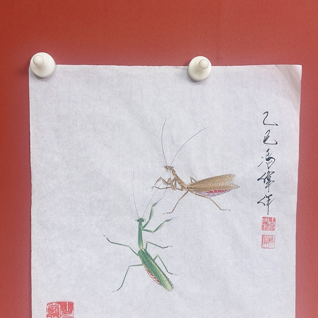 国画冯伟老师手绘作品 