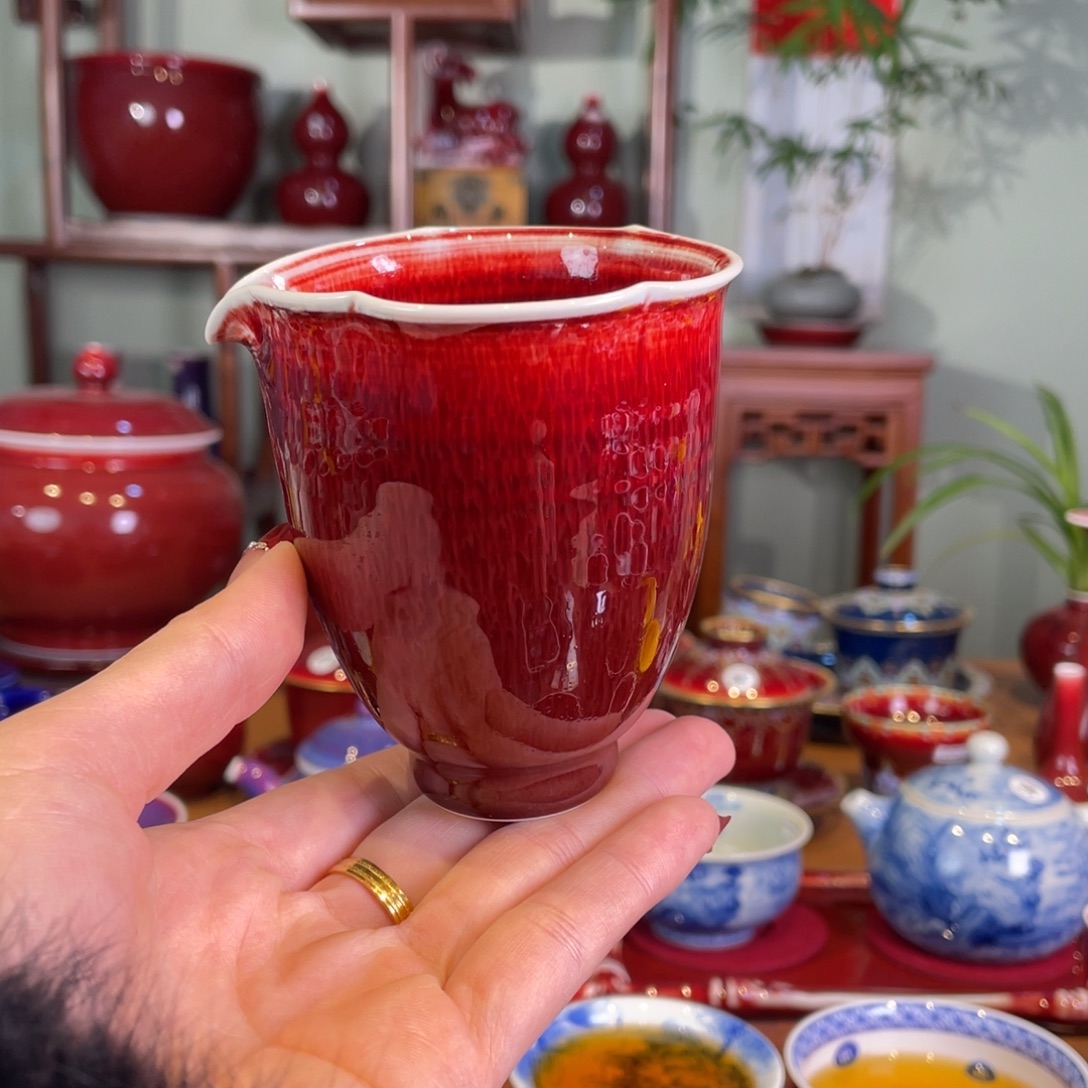 清欢雅玩原矿郎红福利公道杯