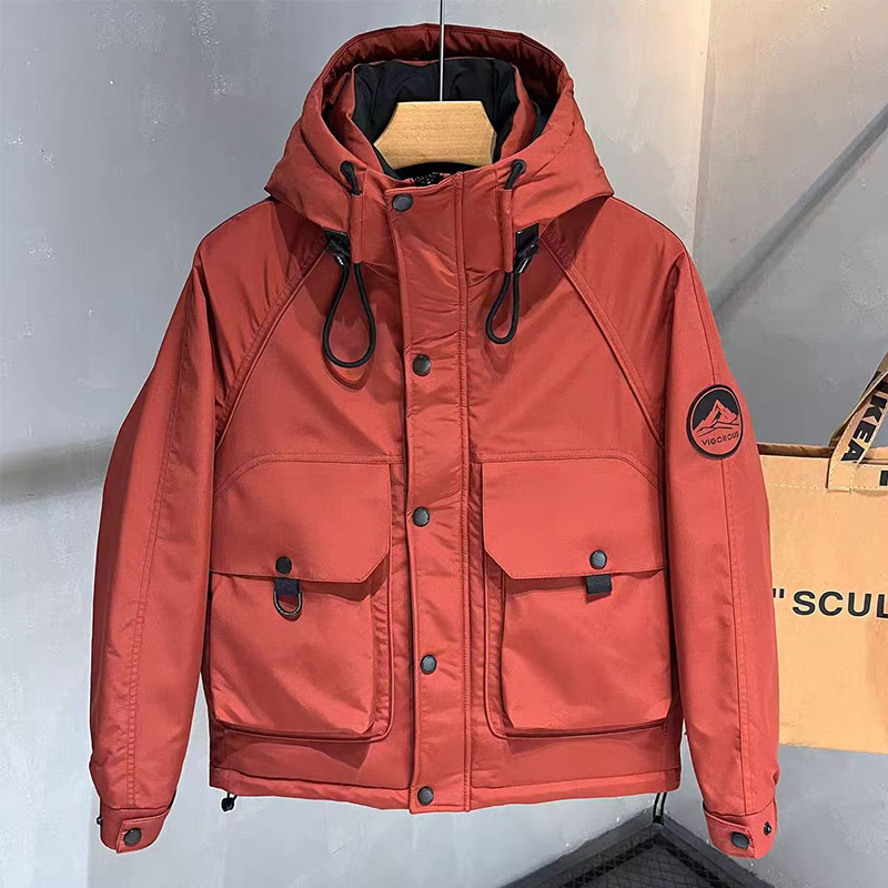 502-8888款2 冬季御寒保暖锁温防寒服男士百搭时尚休闲潮流外套
