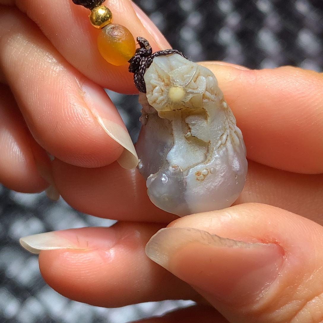 未镶嵌玛瑙/玉髓珠宝半成品