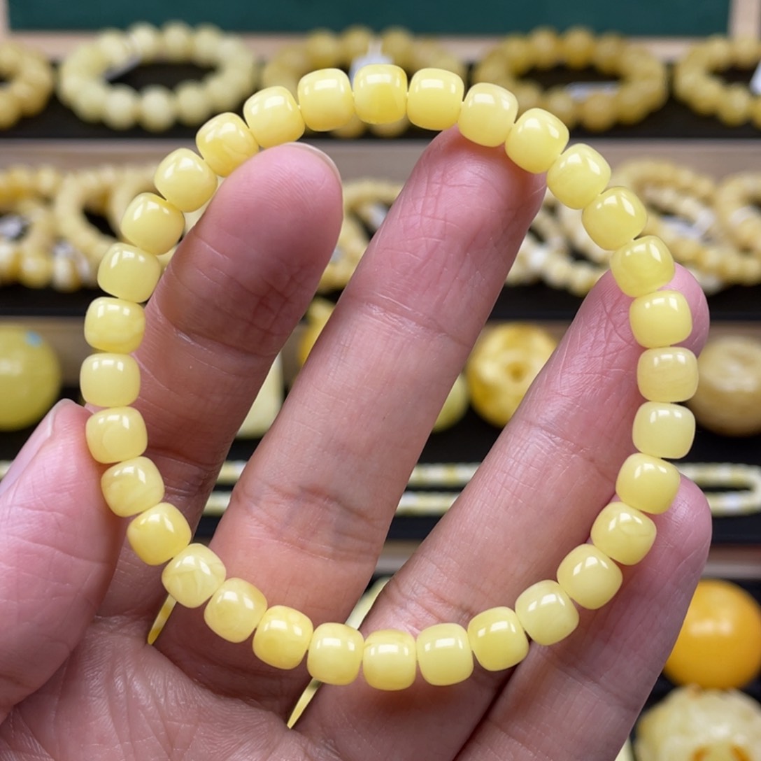 琥珀裸石未镶嵌琥珀蜜蜡