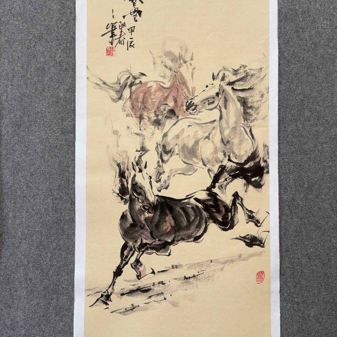 国画zz卜登云老师手绘作品