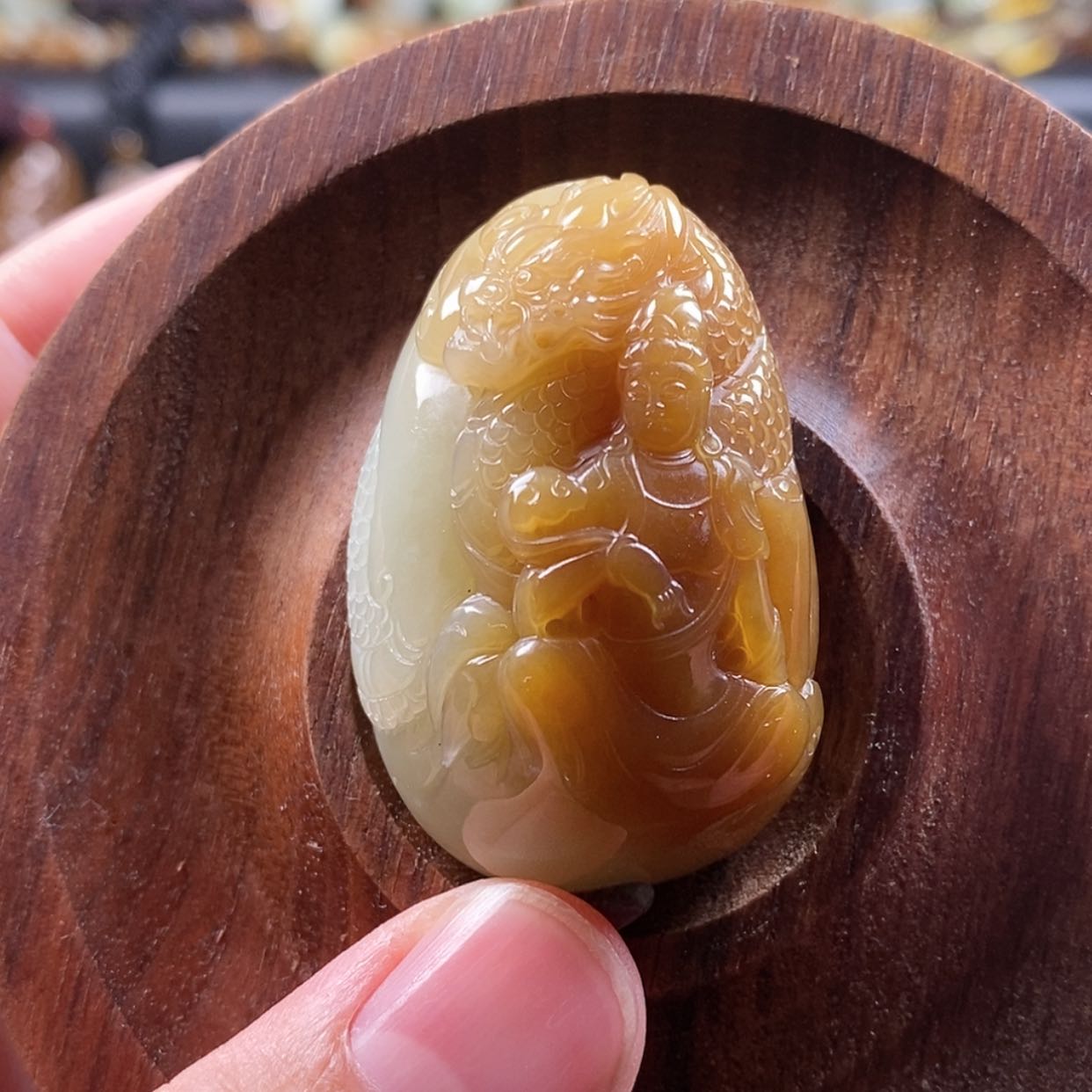 【闪购商品】和田玉（糖玉）颈饰未镶嵌