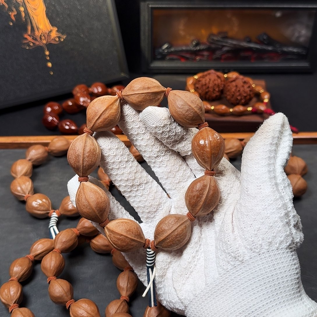 2.1*3.0大尺寸原生态梅林铁核手串