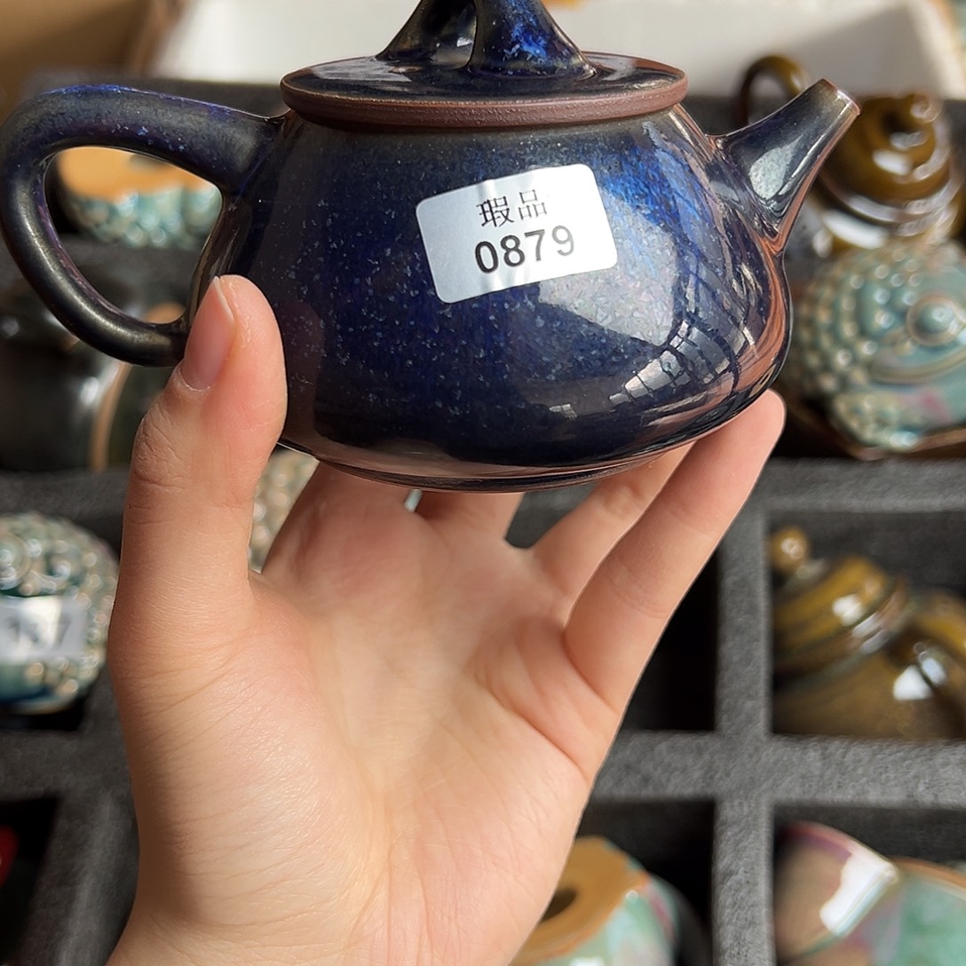 陶摆件窑口自销原矿钧瓷