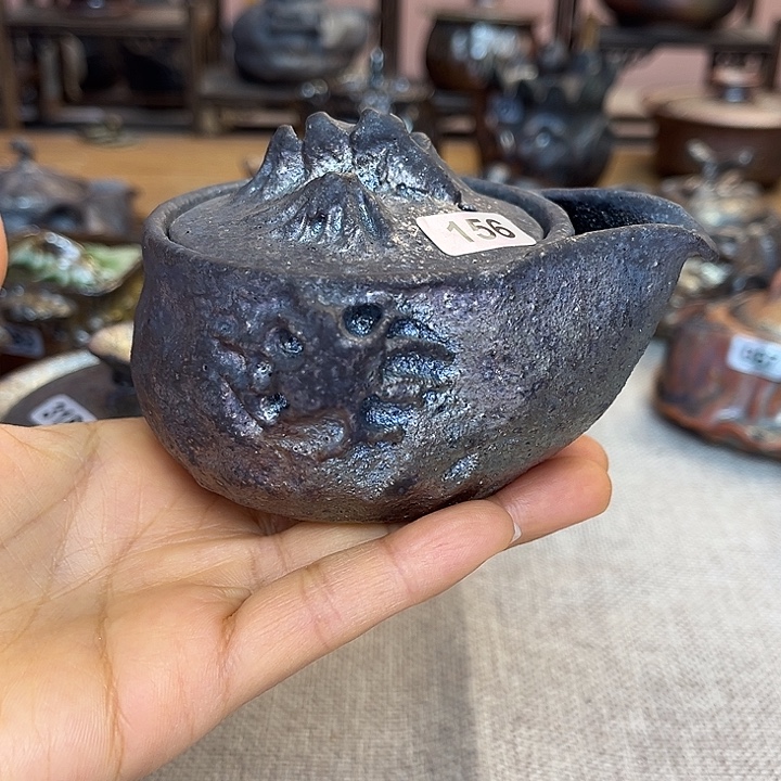 裸柴烧陶瓷手工茶器