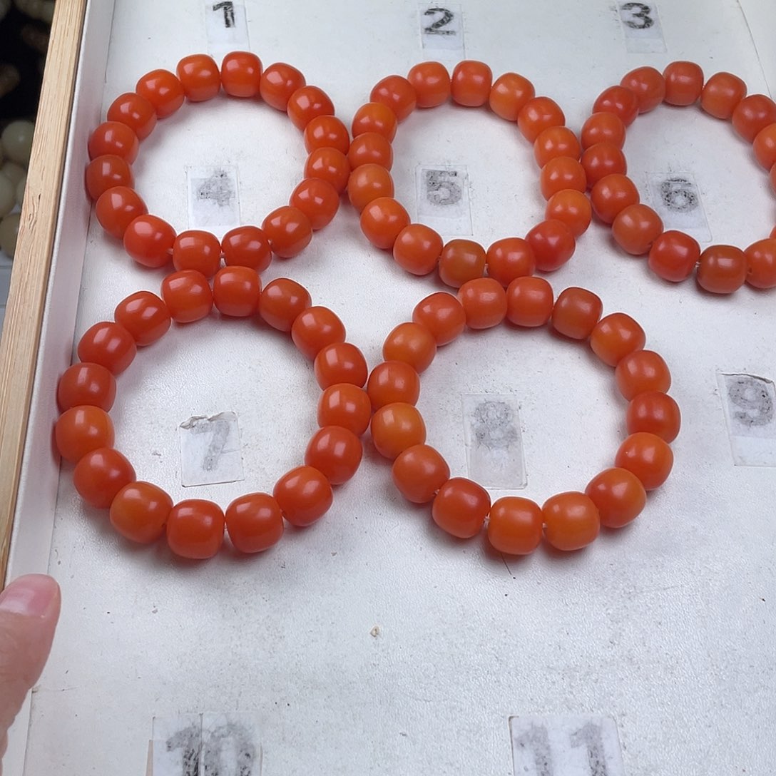 菩提根/象牙果手串福利干磨桶珠手串瑕疵不补