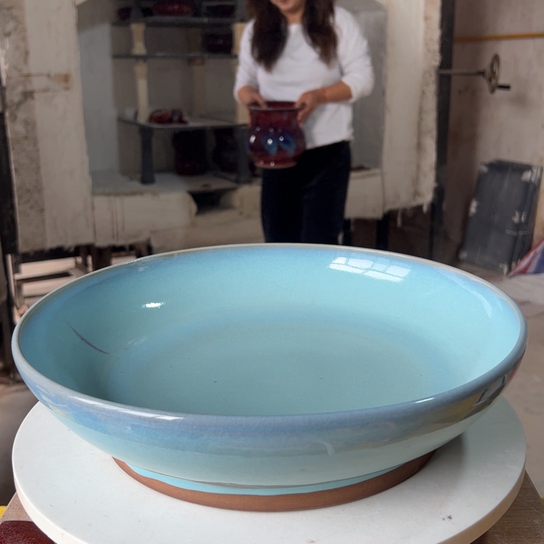 摆件郑家钧窑摆件微