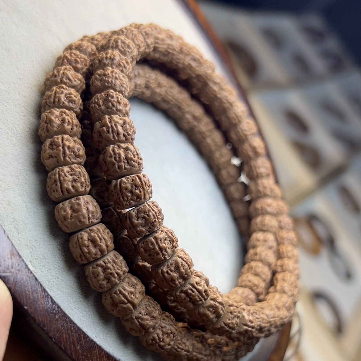 龙切盘龙长串金刚菩提礼盒发货带配饰