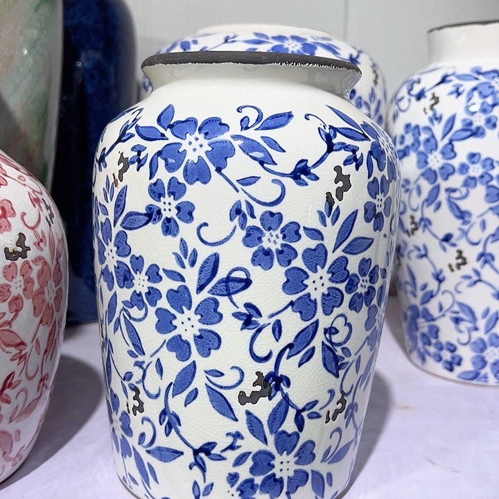 家居鲜花花瓶048