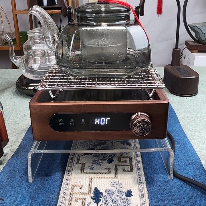 八方壶加木纹炉加烤网