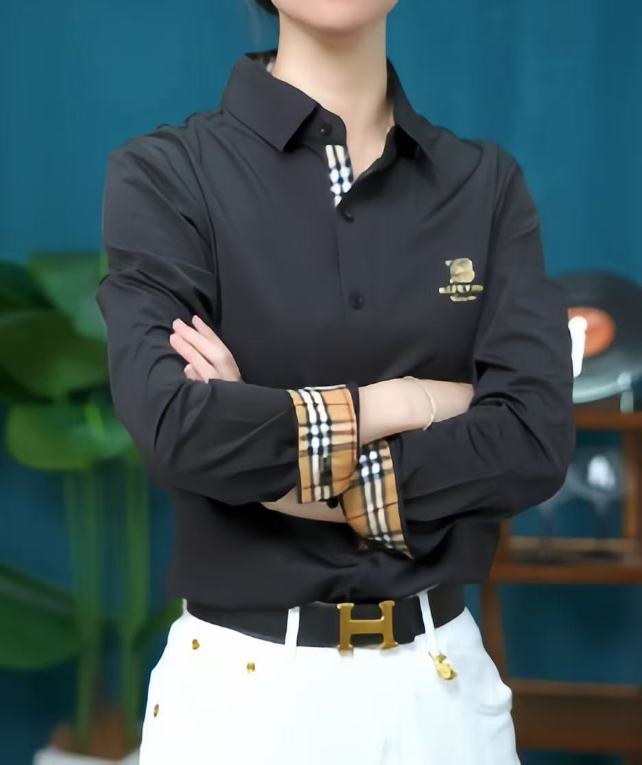 2025男士冬季新款经典纯色修身磨毛百搭轻奢长袖衬衫