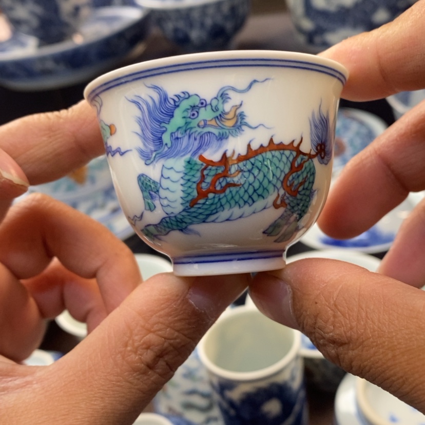 【闪购商品】景德镇斗彩主人杯