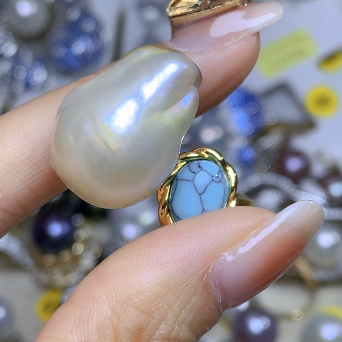 淡水珍珠珠宝奇石未镶嵌