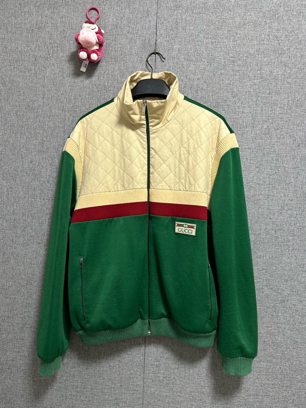 未使用 GUCCI/古驰 xl码/字母贴花长袖夹克/r598/13900