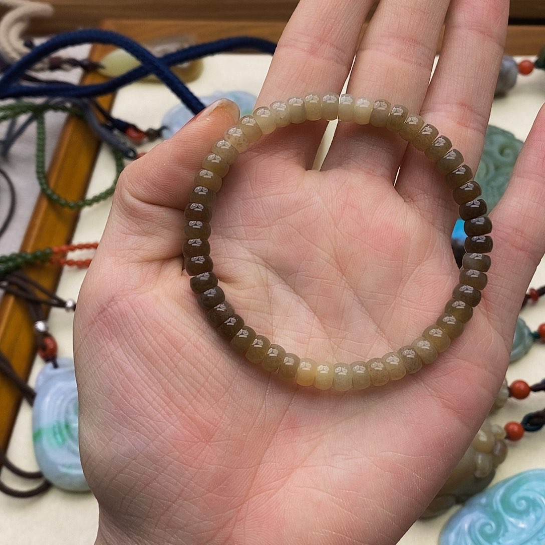 和田玉（糖玉）手链未镶嵌