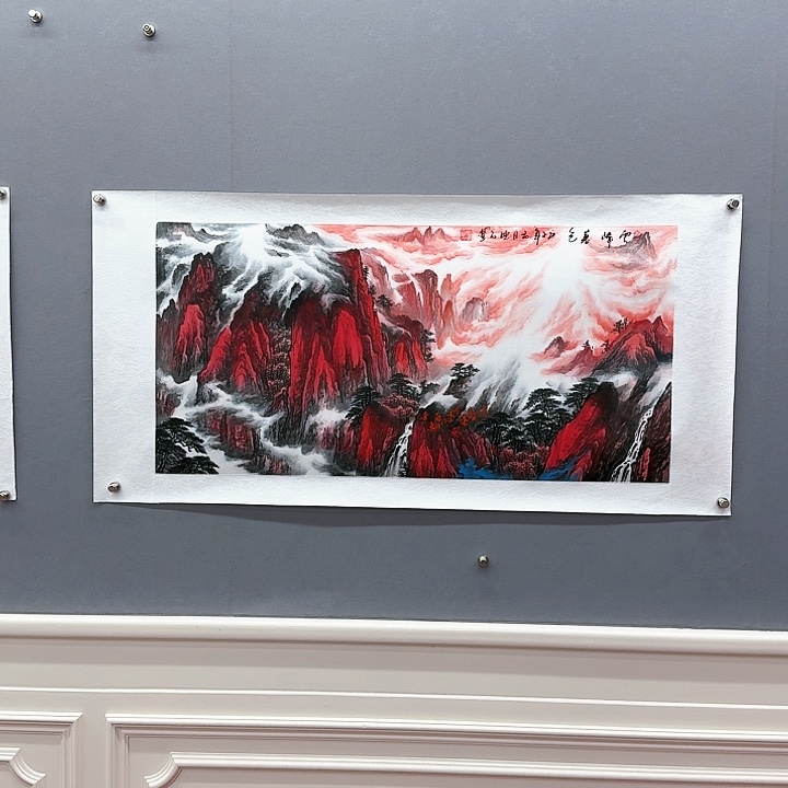 国画书法作品多次参加