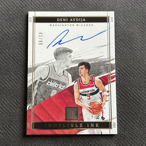 奇才 开拓者 阿夫迪亚 99编 签字 卡签 INK签  