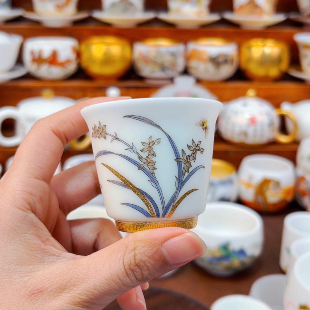 【闪购商品】高货羊脂玉瓷陶瓷茶具