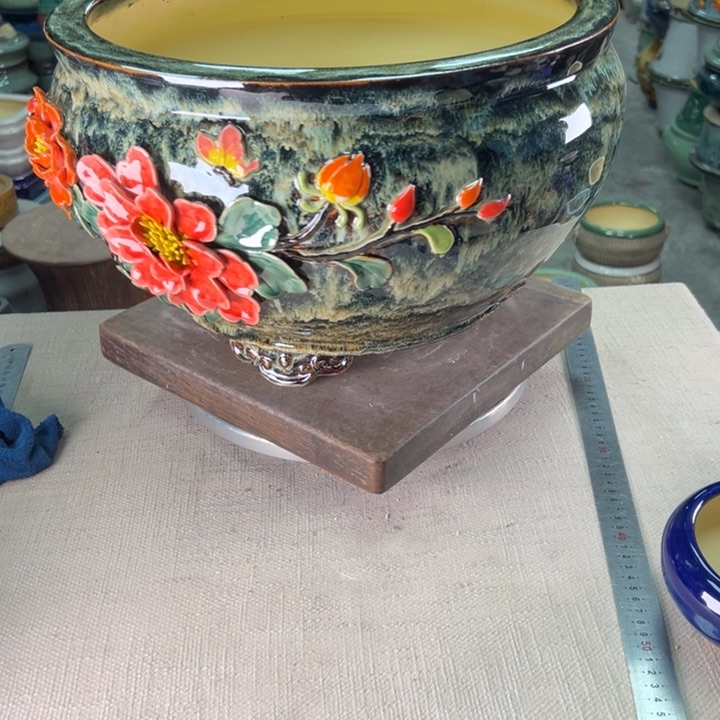 泳坤堂石湾盆陶瓷