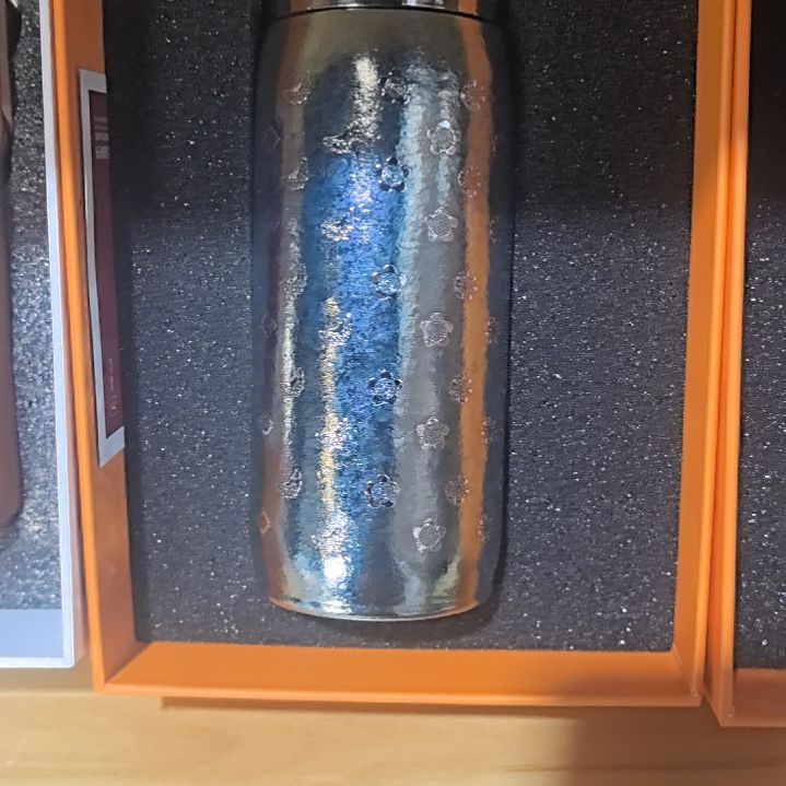 冰***肠钛合金纯钛鹿岛鎏金磁吸杯