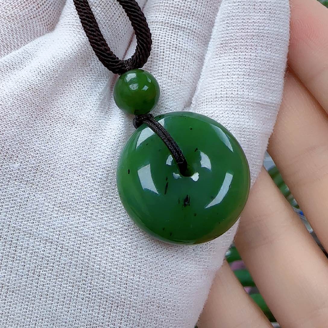 和田玉（碧玉）挂坠未镶嵌