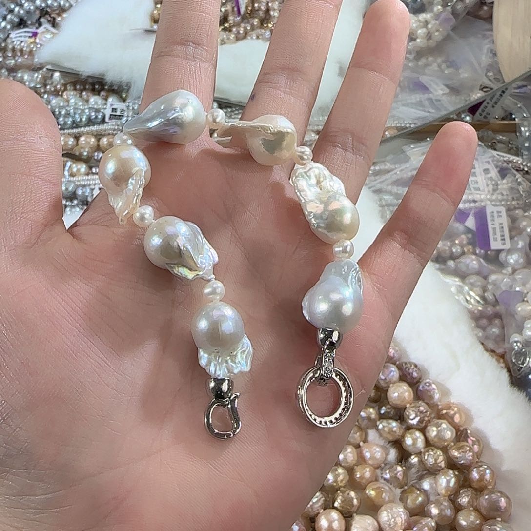 未镶嵌项链定制87淡水珍珠