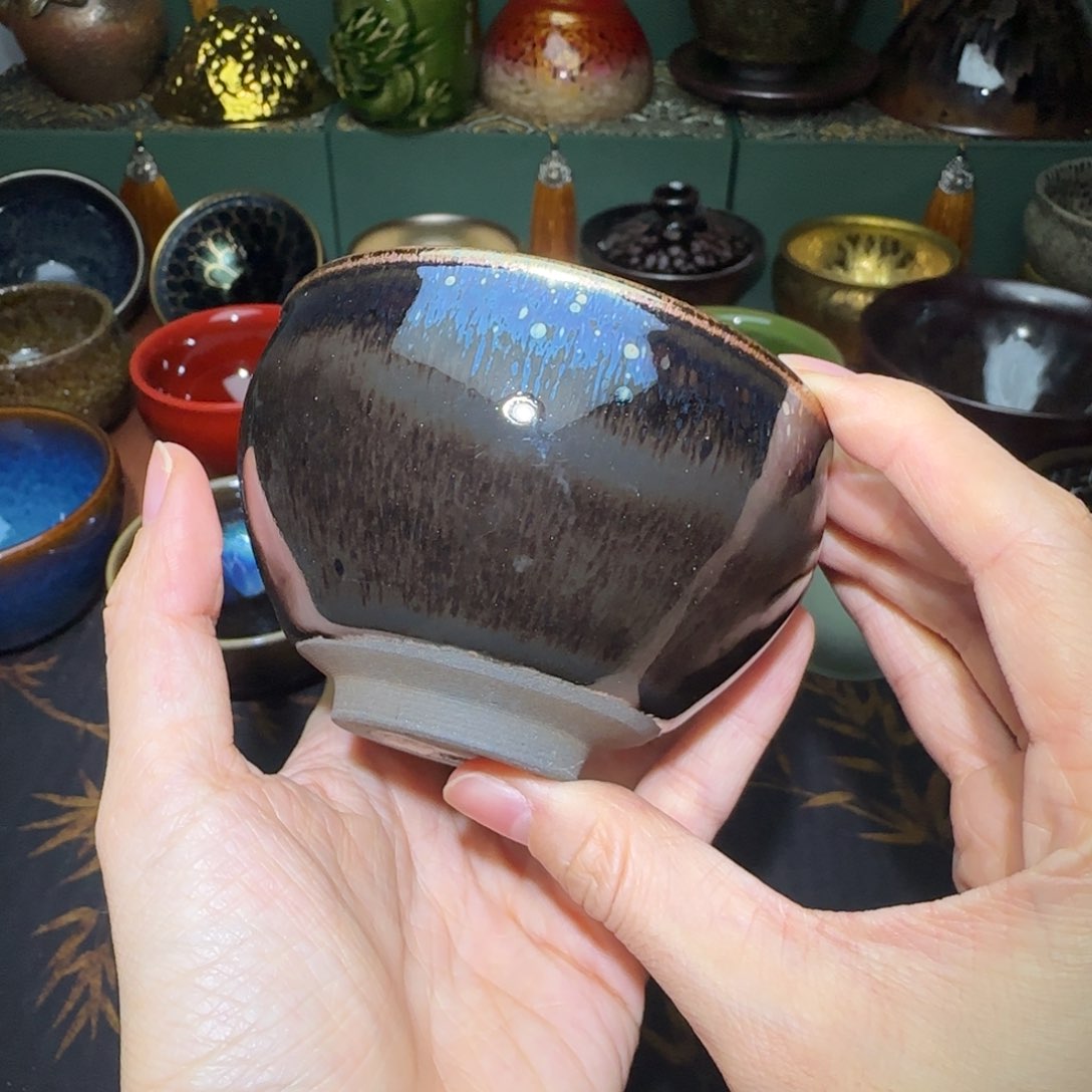 茶盏微瑕建盏，介意勿拍
