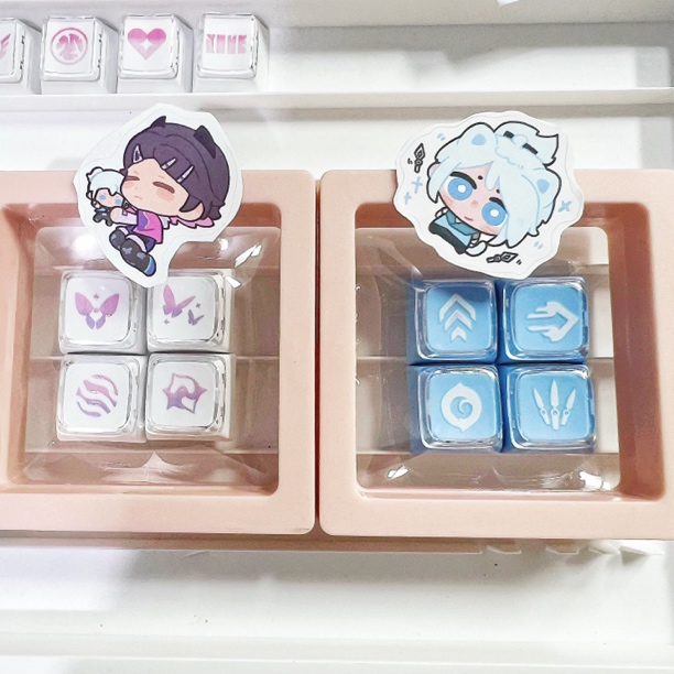 无畏契约手作DIY定制键帽XDA盖帽全英雄贤者暮碟捷风芮娜