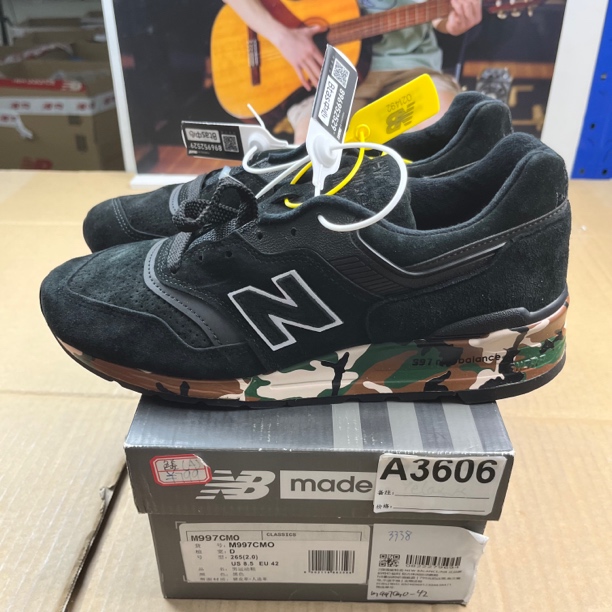 A3606 NEW BALANCE M997CMO 42码运动鞋直播微瑕疵 无售后舒适